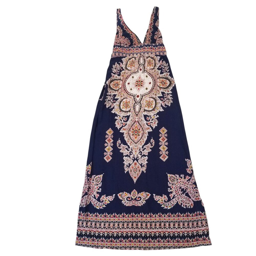 Akualani Halter Sundress in Soft Rayon - Extra Long Med. Small